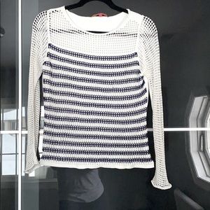 Catherine malandrino white and blue